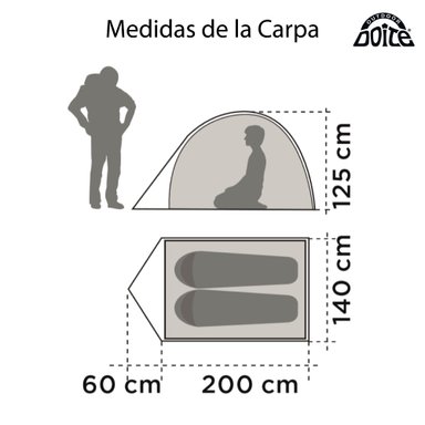 CARPA DOITE PARA 2 PERSONAS ZANDER - 6