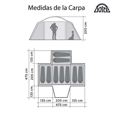 CARPA DOITE PARA 9 PERSONAS BELLAGIO - 3