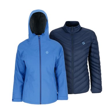 PARKA 3 EN 1 SKADA MUJER AZUL DOITE - 1