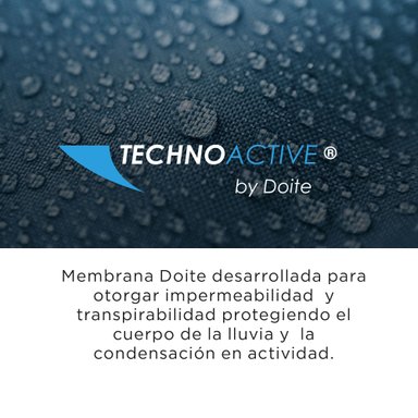 CORTAVIENTO IMPERMEABLE STORM NEGRO MUJER DOITE - 6