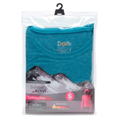 CAMISETA PRIMERA CAPA MUJER THERMOACTIVE CELESTE DOITE - 5