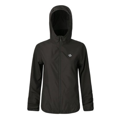 CHAQUETA COMPACTABLE AIRJKT HOODIE NEGRO MUJER DOITE - 1