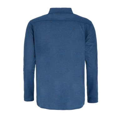 POLERA MANGA LARGA DEPORTIVA LAVA POLO HOMBRE AZUL DOITE - 3