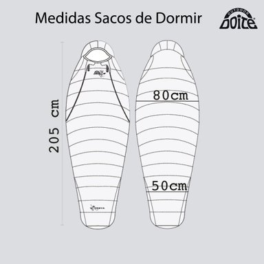 SACO DE DORMIR DOITE FREYA AZUL - 2
