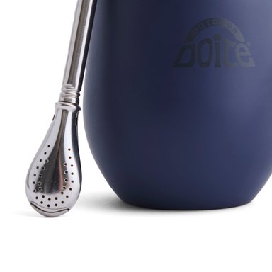 MUG HIERBA MATE CUCAO 360 ML AZUL DOITE - 4