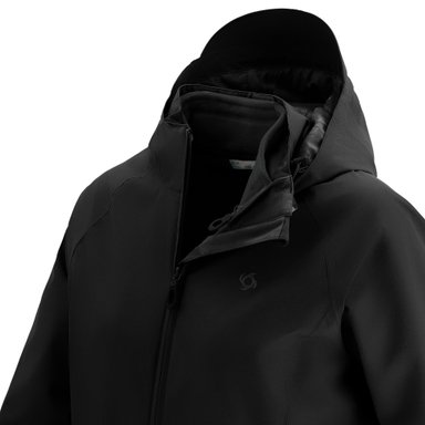 PARKA 3 EN 1 PARBAT  NEGRO MUJER DOITE - 5