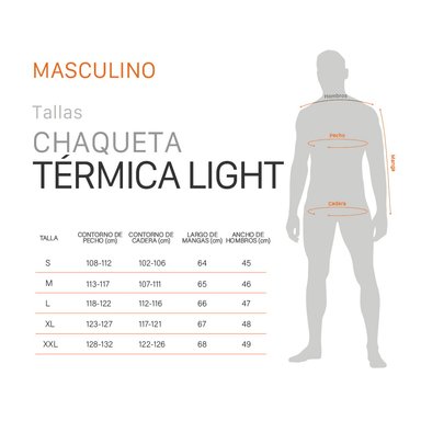 PARKA TE RMICA LIGHT MERU HOMBRE GRIS OSCURO DOITE - 6