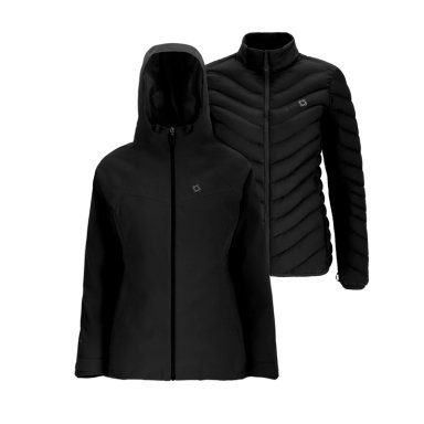 PARKA 3 EN 1 SKADA NEGRO MUJER DOITE - 1