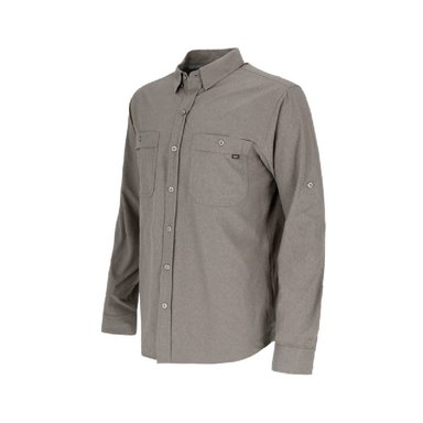 CAMISA MANGA LARGA SEQUOIA MELANGE HOMBRE GRIS - 2