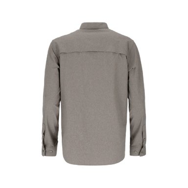 CAMISA MANGA LARGA SEQUOIA MELANGE HOMBRE GRIS - 3