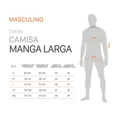 CAMISA MANGA LARGA SEQUOIA MELANGE HOMBRE GRIS - 5