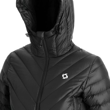 PARKA PLUMA ZIMA NEGRO MUJER DOITE - 4
