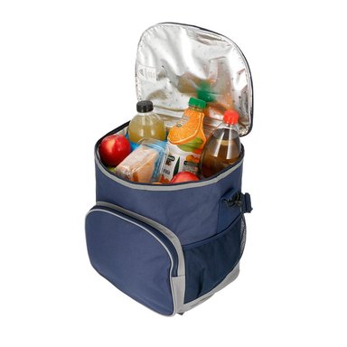 COOLER DOITE PLEGABLE TROLLEY COOLEY 25 LITROS AZUL - 6