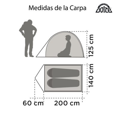CARPA ANDINA 2 PERSONAS DOITE - 5