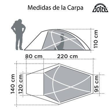 CARPA NEW HIMALAYA 2 PERSONAS DOITE - 8