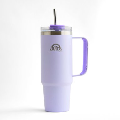 VASO TERMICO 900ML CON BOMBILLA EVERY LILA DOITE - 1