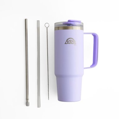 VASO TERMICO 900ML CON BOMBILLA EVERY LILA DOITE - 2