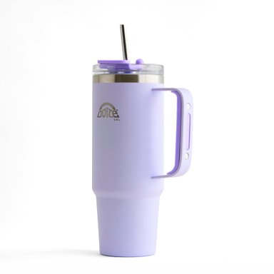 VASO TERMICO 900ML CON BOMBILLA EVERY LILA DOITE - 4