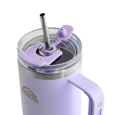 VASO TERMICO 900ML CON BOMBILLA EVERY LILA DOITE - 6