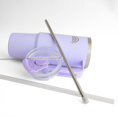 VASO TERMICO 900ML CON BOMBILLA EVERY LILA DOITE - 7