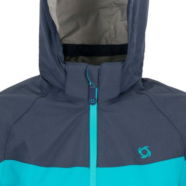 CORTAVIENTO IMPERMEABLE STORM MUJER TURQUESA DOITE - 4