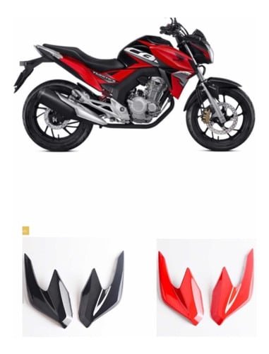 PLÁSTICOS DE FOCO DELANTERO HONDA CBX 250 TWISTER - 1