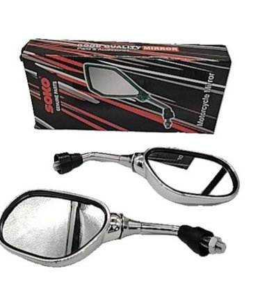 ESPEJO MOTO METAL PERNO 10MM / 20CM BJ - 1