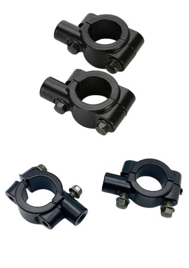 PORTA ESPEJOS PAR 10MM - PLATEADO - 3