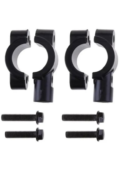 PORTA ESPEJOS PAR 10MM - PLATEADO - 9