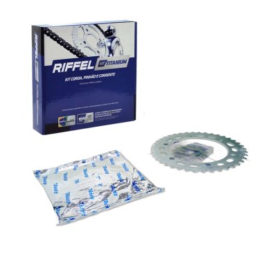 KIT TRANSMISION NX400 FALCON 15T/40T 520H X 106L RIFFEL - 1