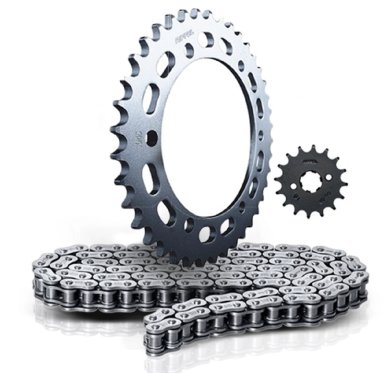 KIT TRANSMISION NX400 FALCON 15T/40T 520H X 106L RIFFEL - 3