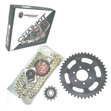 KIT ARRASTRE BENELLI TNT25 520H X 120L C/O´RING DORADA 13T 43T JAP NPC - 1