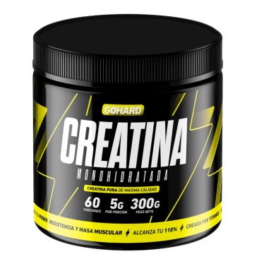 CREATINA GOHARD MONOHIDRATADA POLVO 60 SERVICIOS - 1