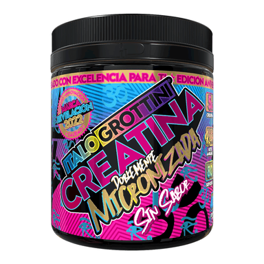 CREATINA ITALO GROTTINI MONOHIDRATO DOBLE MICRONIZADA SIN SABOR POLVO 400 GR 80 SERV - 1