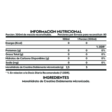 CREATINA ITALO GROTTINI MONOHIDRATO DOBLE MICRONIZADA SIN SABOR POLVO 400 GR 80 SERV - 2