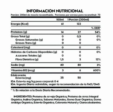 PROTEINA ITALO GROTTINI VEGANA 73S ARANDANOS POLVO + CREATINA 40S NARANJA - 2