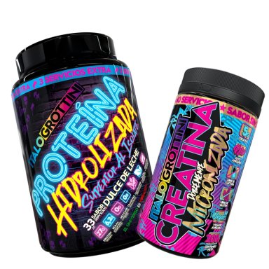 PROTEINA HIDROLIZADA DULCE DE LECHE 2,3 LB + CREATINA 40 SV SIN SABOR - 1
