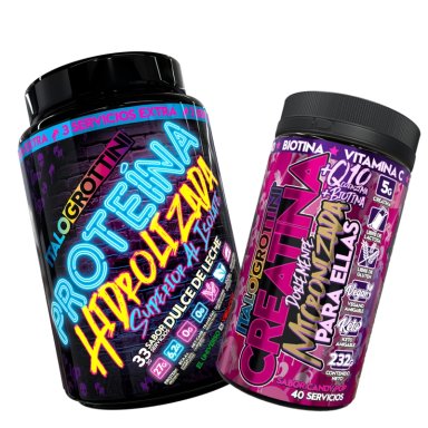 PROTEINA HIDROLIZADA DULCE DE LECHE 2,3 LB + CREATINA 40 SV CANDY POP - 1