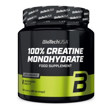 CREATINA BIOTECHUSA MONOHIDRATADA 88 SERVICIOS 300GR - 1
