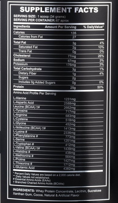 PROTEÍNA KIFFER LABS 100% WHEY PERFOMANCE - KIFFER - 5LB - SIN LACTOSA - 2