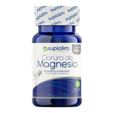 CLORURO DE MAGNESIO SUPLALIM 500MG 90 CAPSULAS - 1