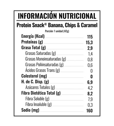PACK X5 BARRAS DE PROTEÍNA YOUR GOAL SNACK SABOR BANANA CHIPS 15GR PROTEÍNA - 2