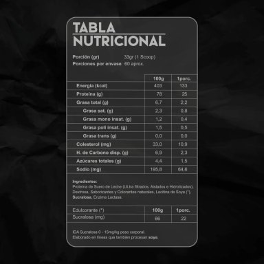 PROTEÍNA 2 KG - 60 SERVICIOS MANTEQUILLA DE MANI - GRIZZLY BEAR - 2