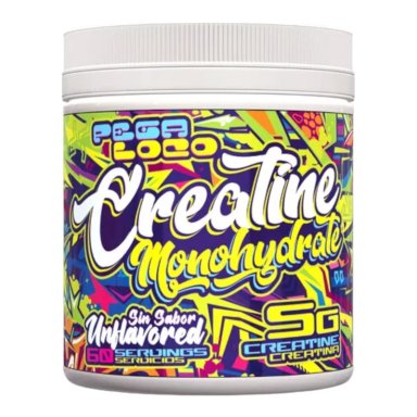 CREATINA PEGA LOCO MONOHIDRATADA 300GR 60 SERVICIOS PEGALOCO - 1