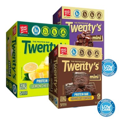 PACK 3 BARRA PROTÉICA YOUR GOAL PACK 3 MINI TWENTYS 3 SABORES - 1