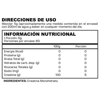 PACK 2 CREATINA C.I. MONOHIDRATADA BINAHFIT 300 GR C/U - 2