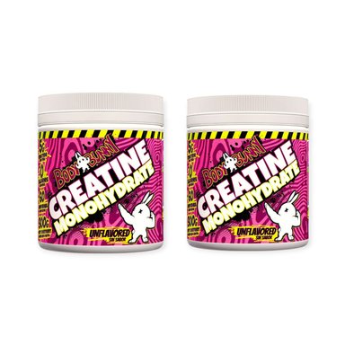 PACK 2 CREATINA BODY BUNNY MONOHIDRATADA MONOHIDRATO 60SV BODYBUNNY 5 GR C/U - 1