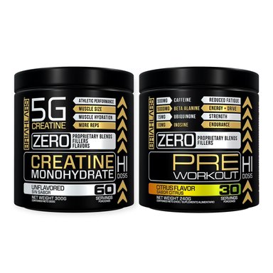 PACK BRIAHLABS CREATINA 300GR + PRE ENTRENO 240GR - 1