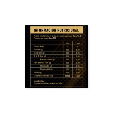 CREATINA MONOHIDRATADA SIN SABOR STRONGEST 1 KG - 2