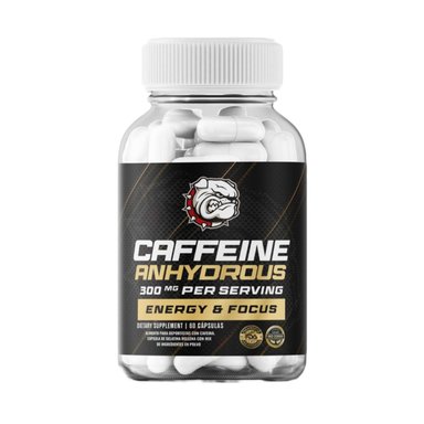 CAFEINA ANHYDROUS 300MG 60 CAPSULAS - STRONGEST - 1